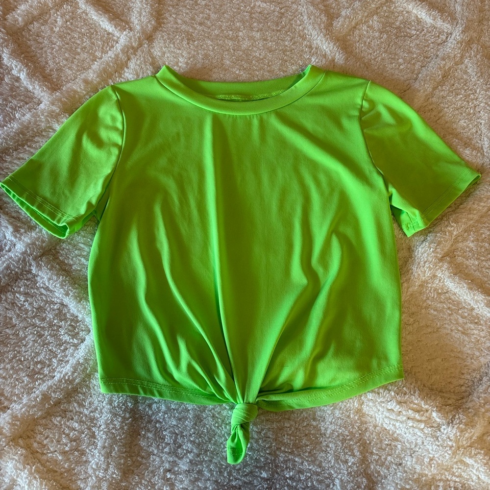 Forever 21 Neon Cropped Tee